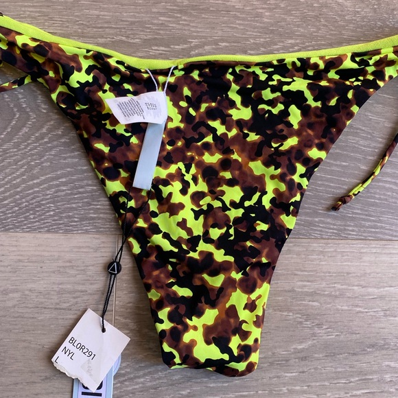 The Bikini Lab Animal print bikini bottoms L NWT - Picture 4 of 7
